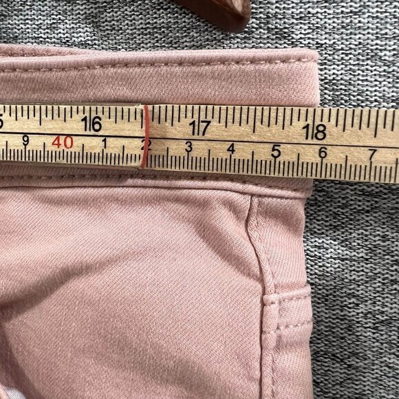 Buffalo David Bitton Jeans Women 12/32 Pink Aubrey Mid Rise Stretch Ankle Grazer - Picture 5 of 14